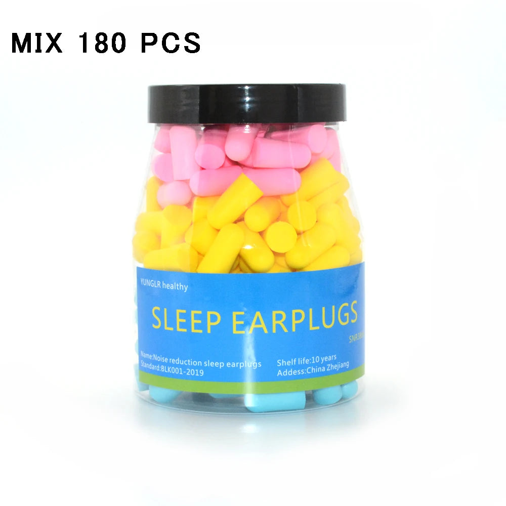 Ultra Soft Foam Earplugs, 120/180 Pcs