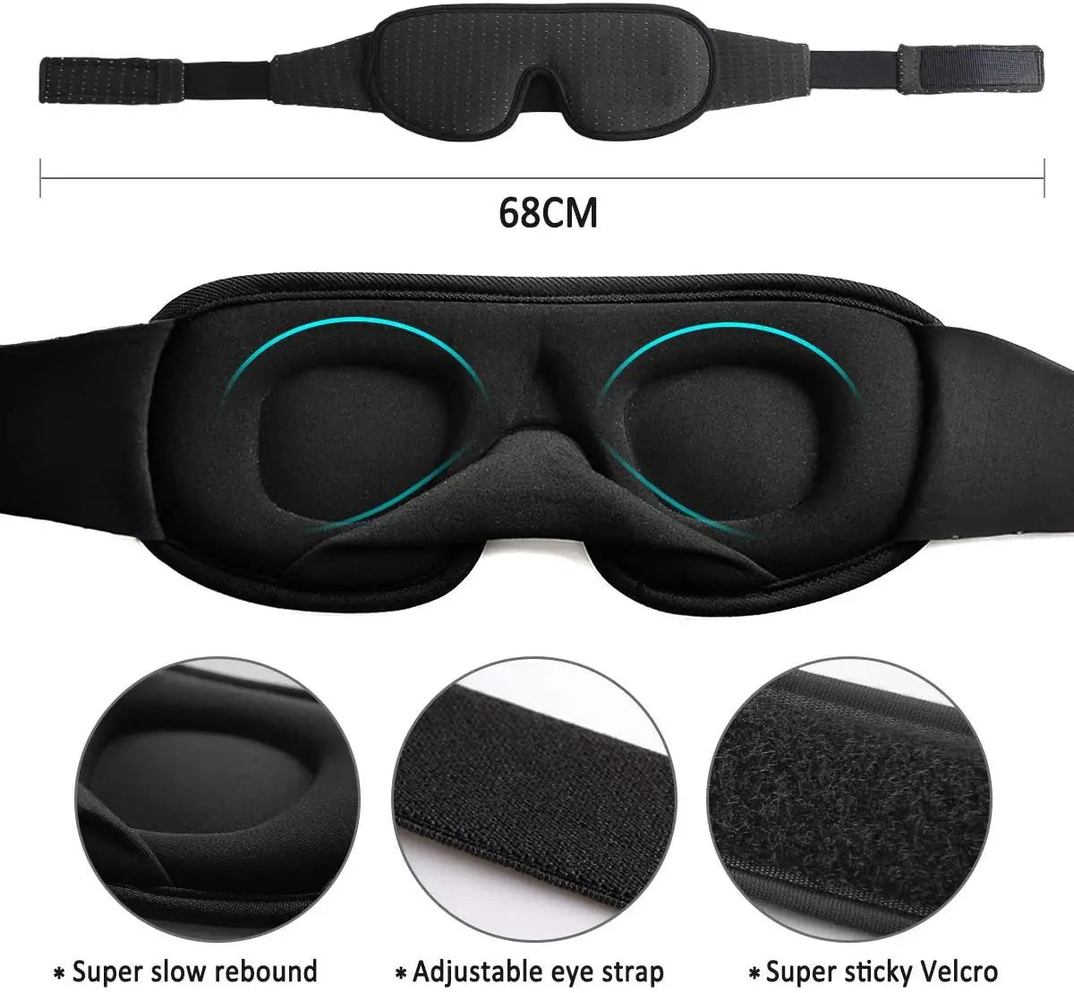 3D Mask for Sleep ,Eye Mask