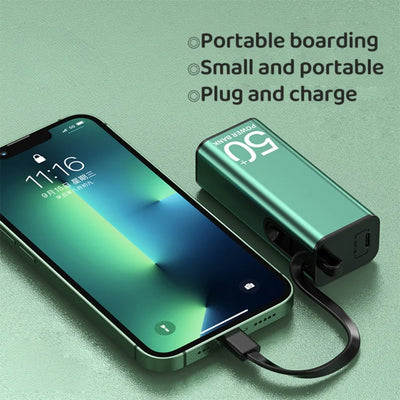 Power Bank 5000mAh Flashlight Lighting Phone