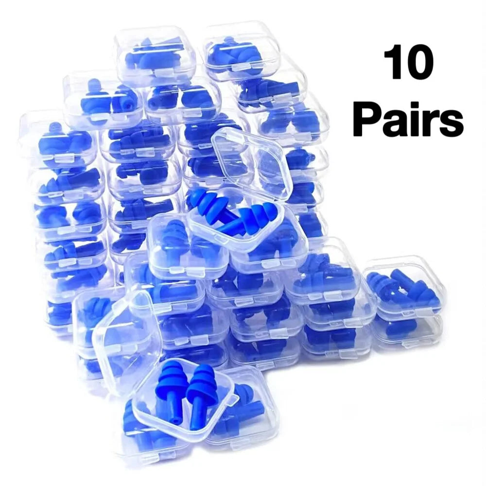 Soft Silicone Earplugs Waterproof Swimming